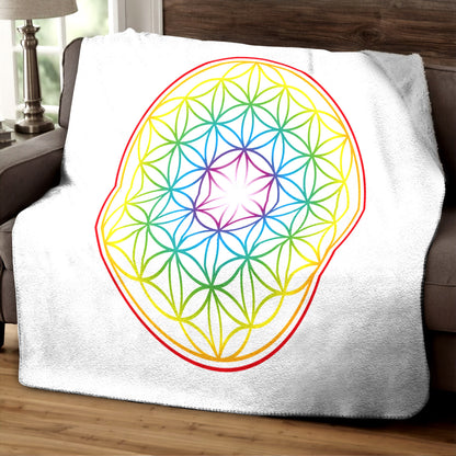 Flower Of Life CLM140814 Sherpa Fleece Blanket