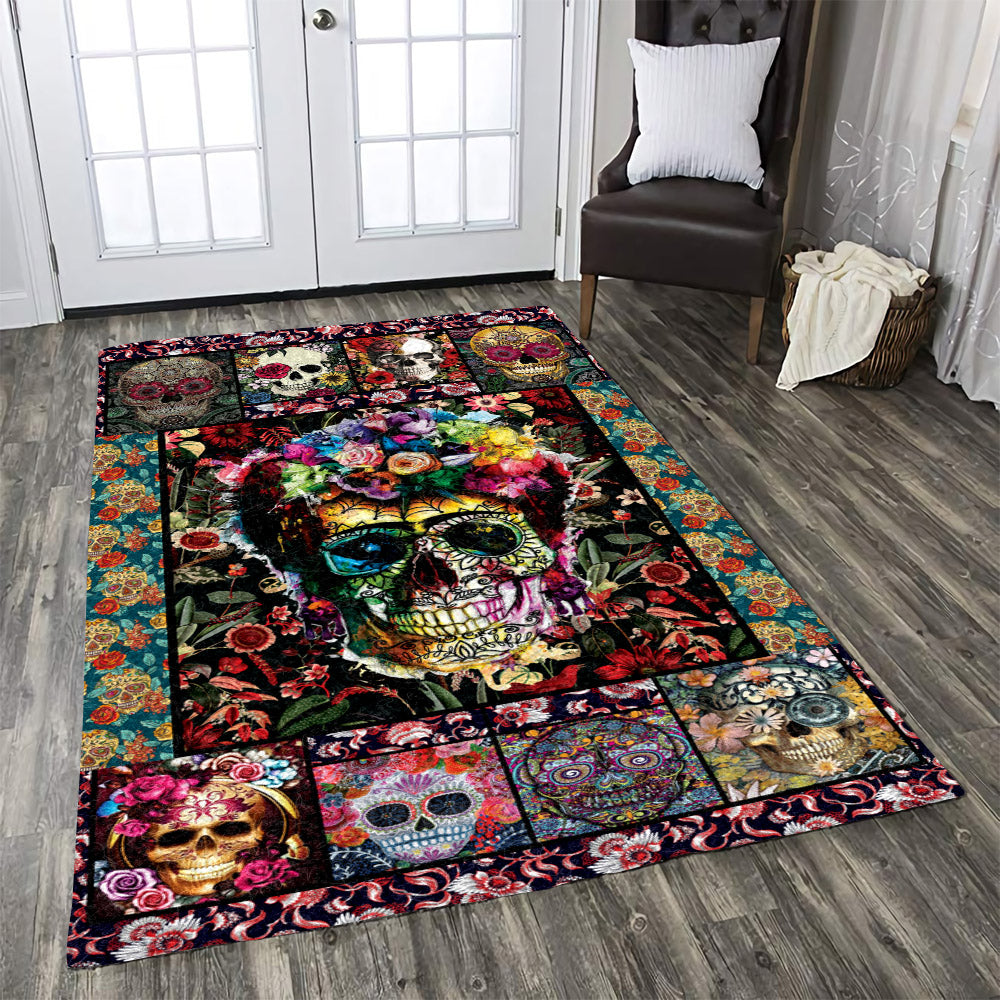 Flower Skull CL170962MDR Rug