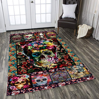 Flower Skull CL170962MDR Rug