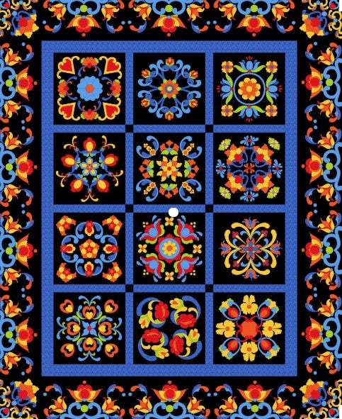 Flowers CLA1710301Q Quilt Blanket