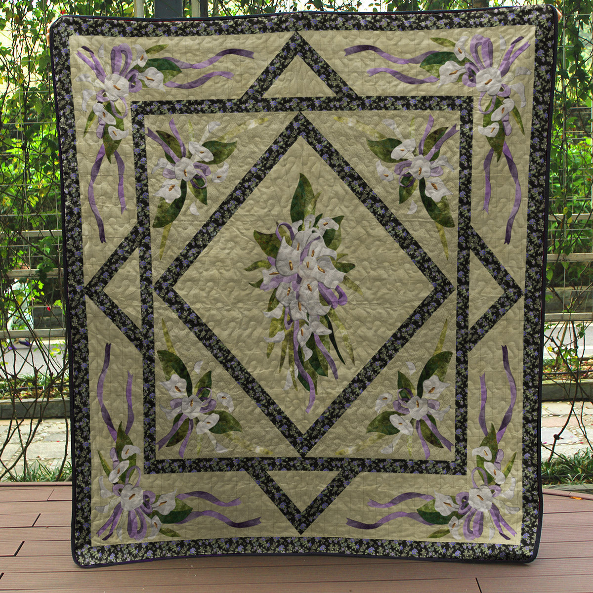 Flowers TD19110363 Quilt Blanket