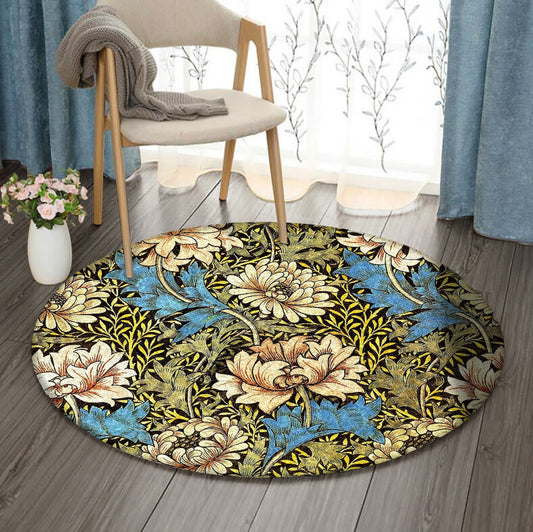 Flowers VD1610123RR Round Area Rug