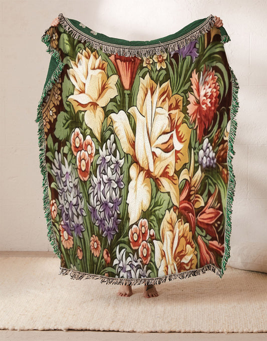 Flowers VD1610175S Throw Blankets For Sofa