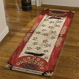 Folk Crow CLP0810047R Runner Rug