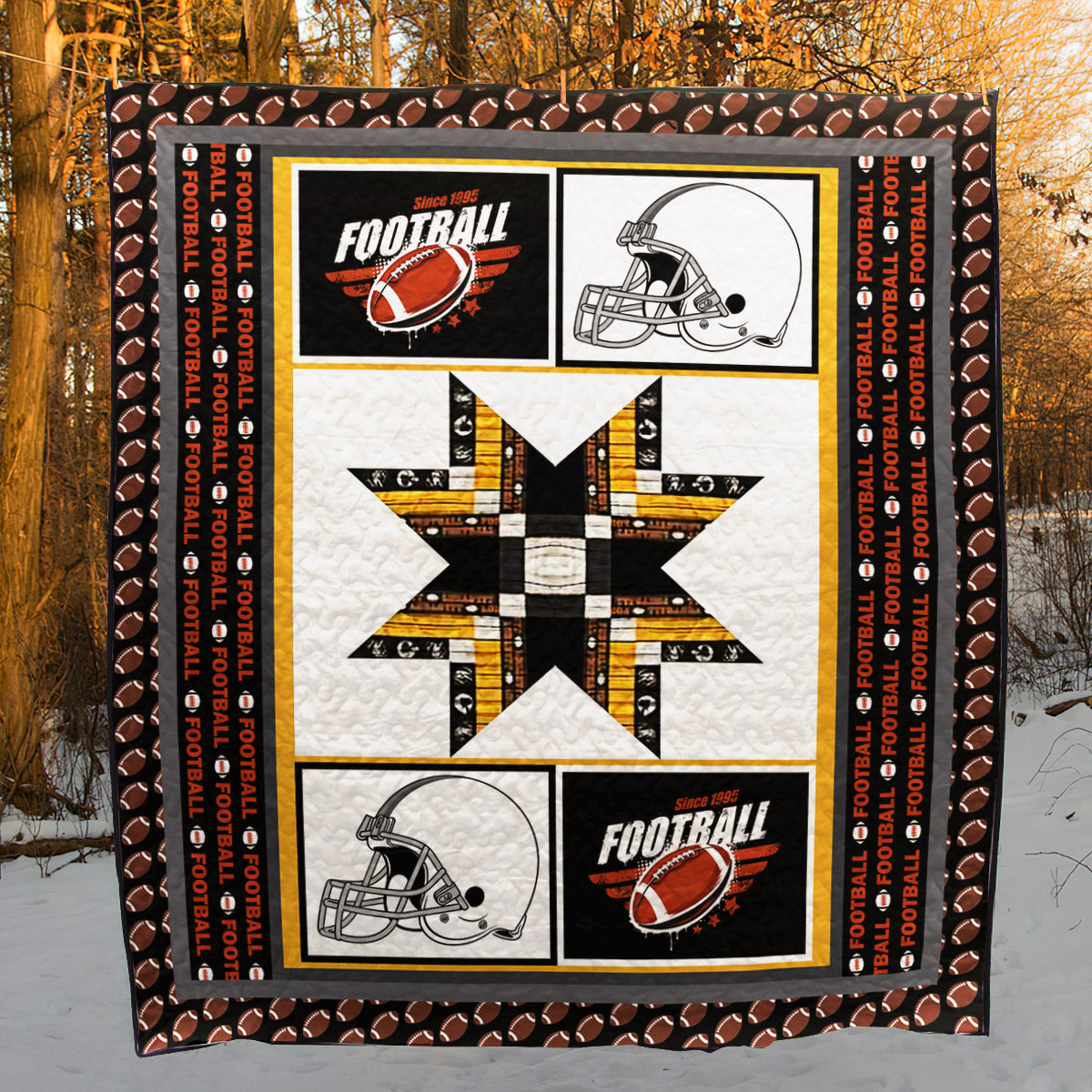 Football CLD250680 Quilt Blanket