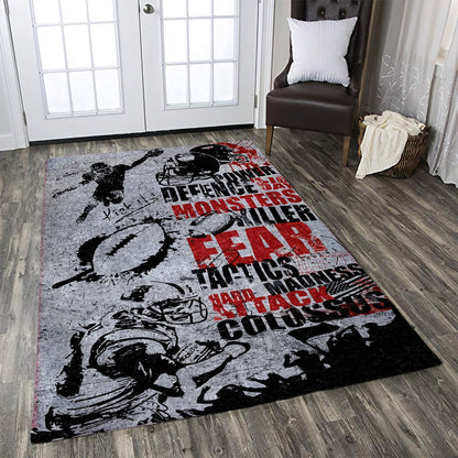 Football American CL170963MDR Rug