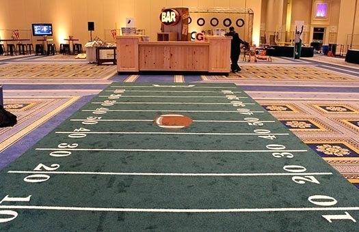 Football Field CLM160945N Runner Rug