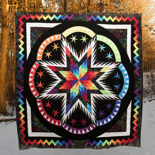 Glacier Star Fortune Teller Quilt Blanket TN200502D