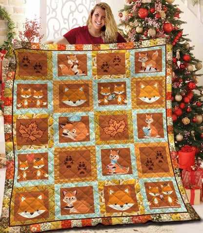 Fox CLA11110019Q Quilt Blanket