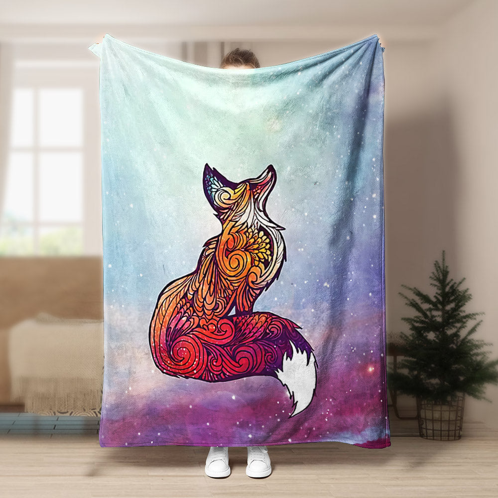 Fox BL080967F Sherpa Fleece Blanket