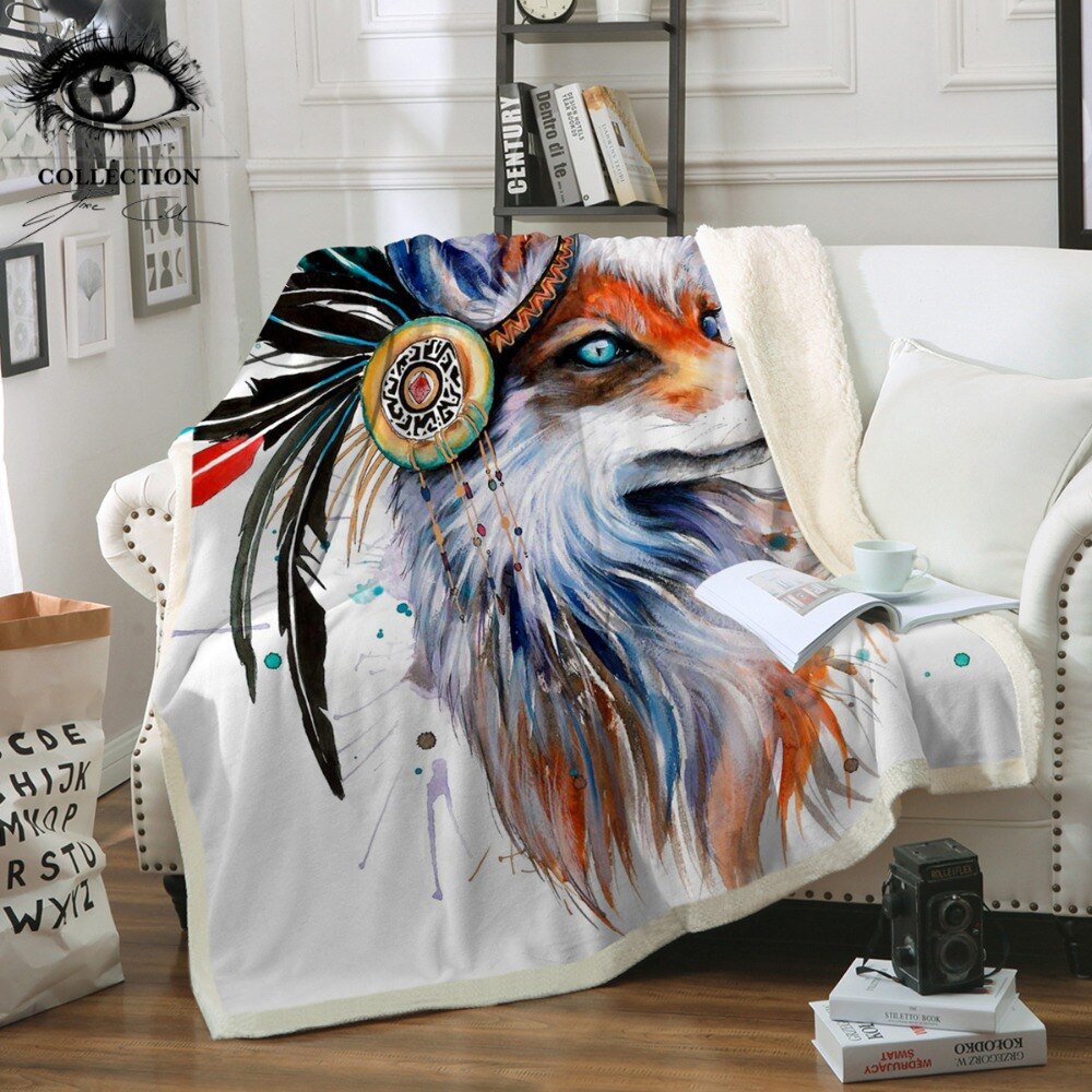 Fox CLP0512095TT Sherpa Fleece Blanket