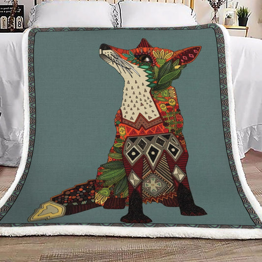 Fox NN0810051TT Sherpa Fleece Blanket