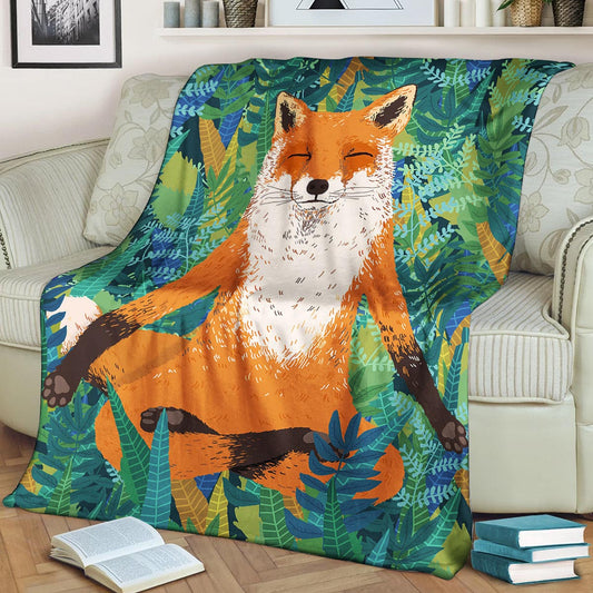 Fox TN030928TT Sherpa Fleece Blanket
