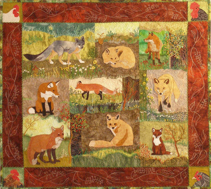 Foxes CLM270617 Quilt Blanket