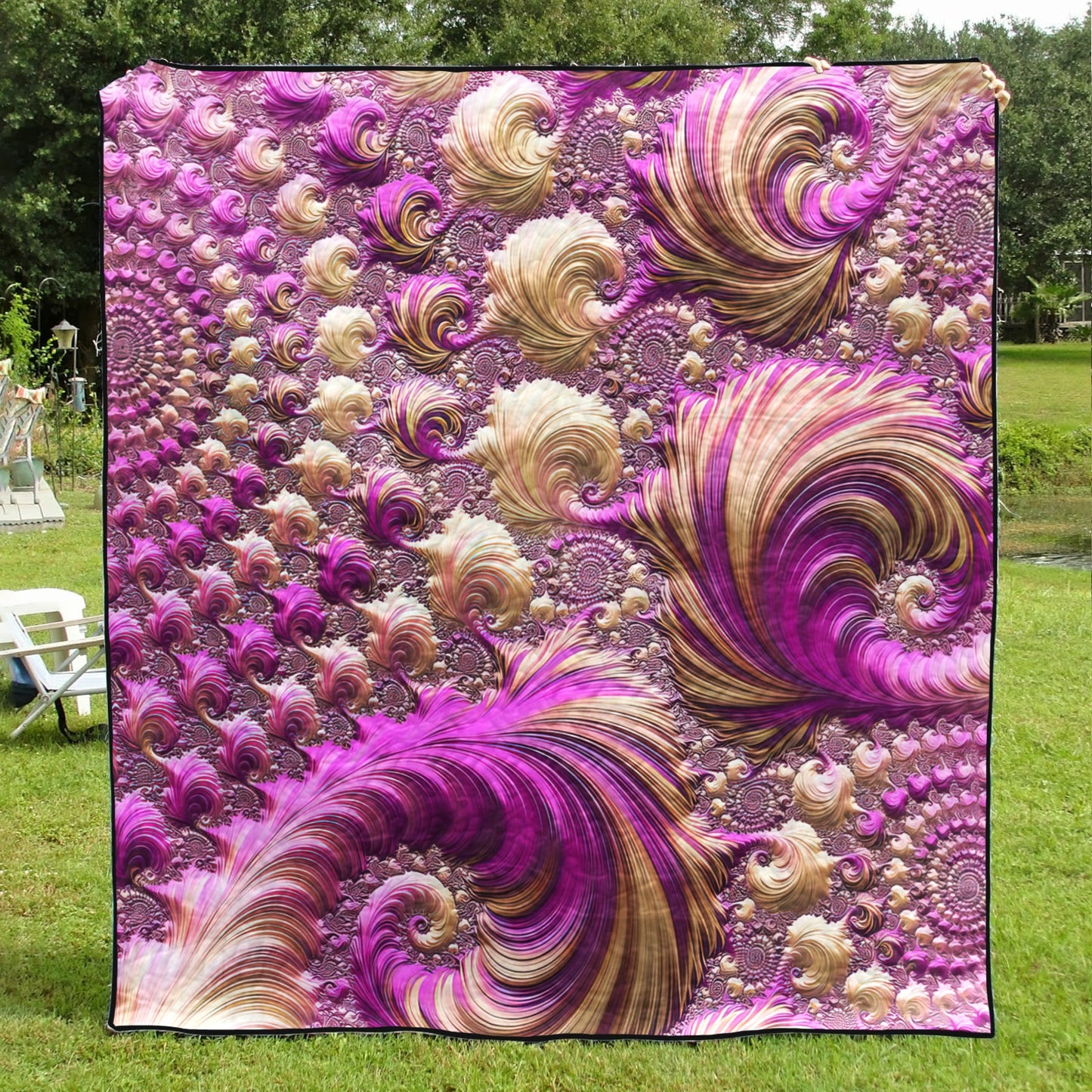 Fractal Quilt Blanket MT130602D