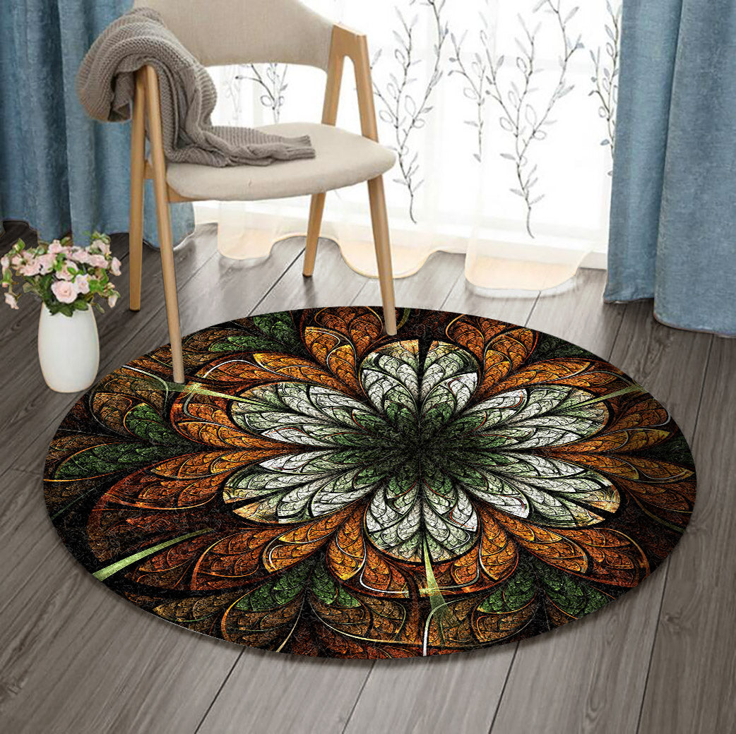 Fractal Art VD1610130RR Round Area Rug