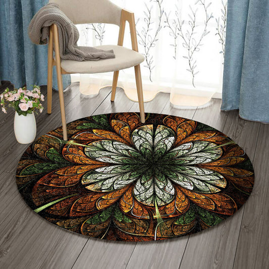 Fractal Art VD1610130RR Round Area Rug