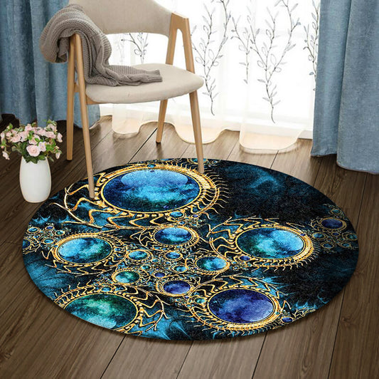 Fractal BL2809044RR Round Area Rug