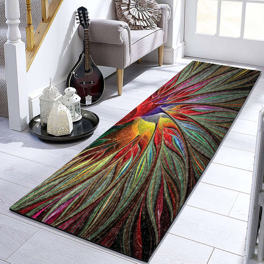 Fractal Bird Of Paradise VD1610092RU Runner Rug