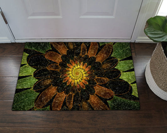 Fractal Flower VD16100134D Non-slip Door mats