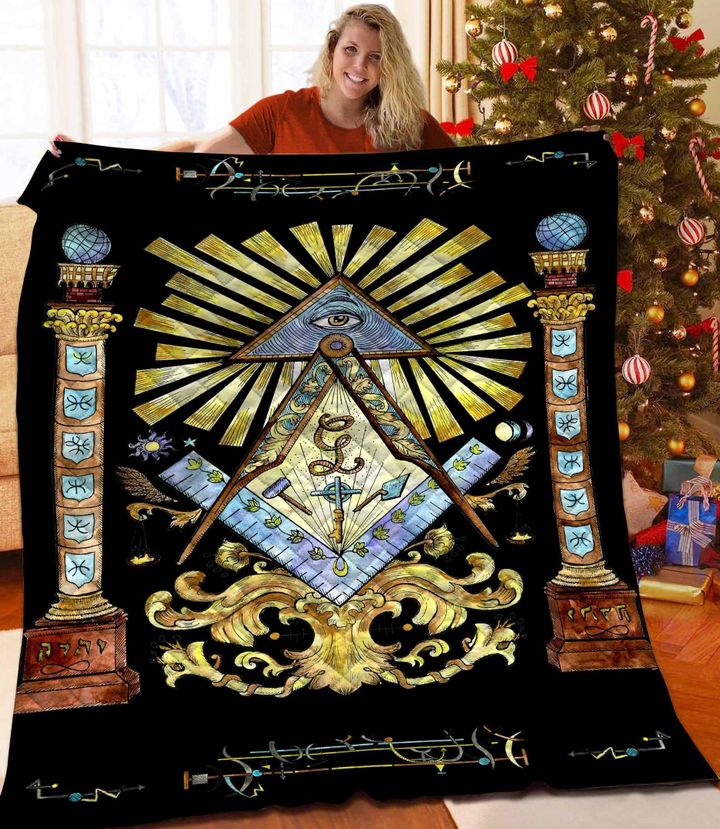 Freemason CLA05121310Q Quilt Blanket