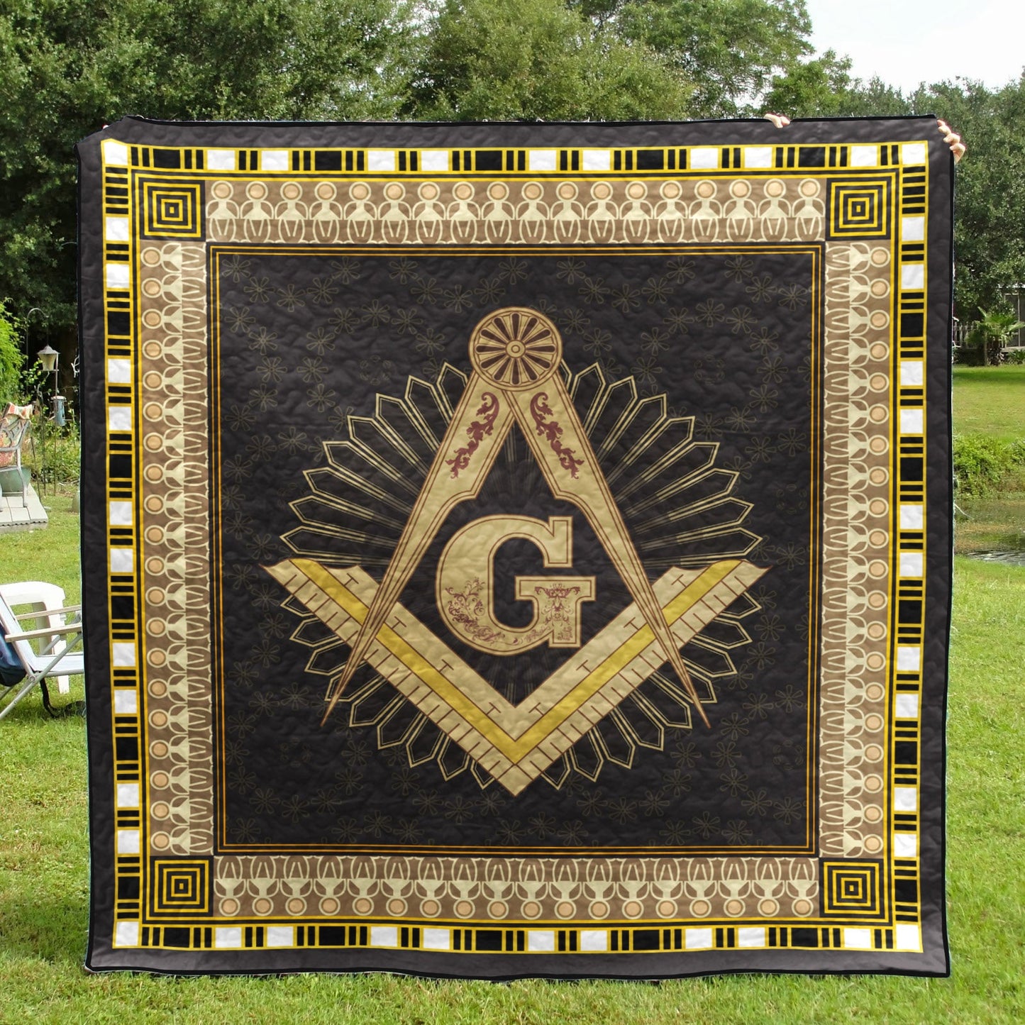 Freemason CLM0910087 Quilt Blanket
