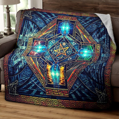 Freemason CG0709075TM Sherpa Fleece Blanket