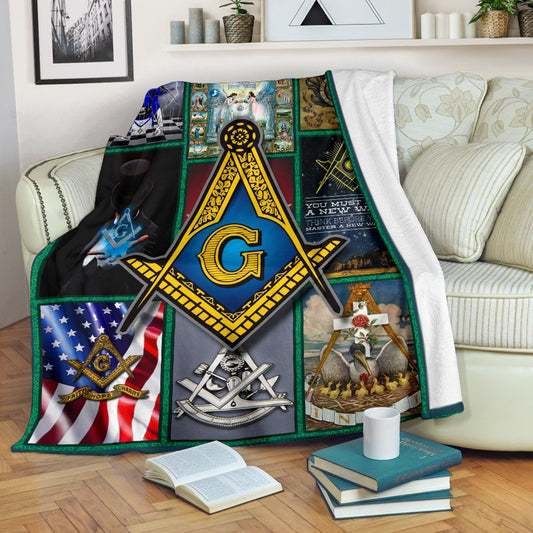 Freemason CLA0910223F Sherpa Fleece Blanket