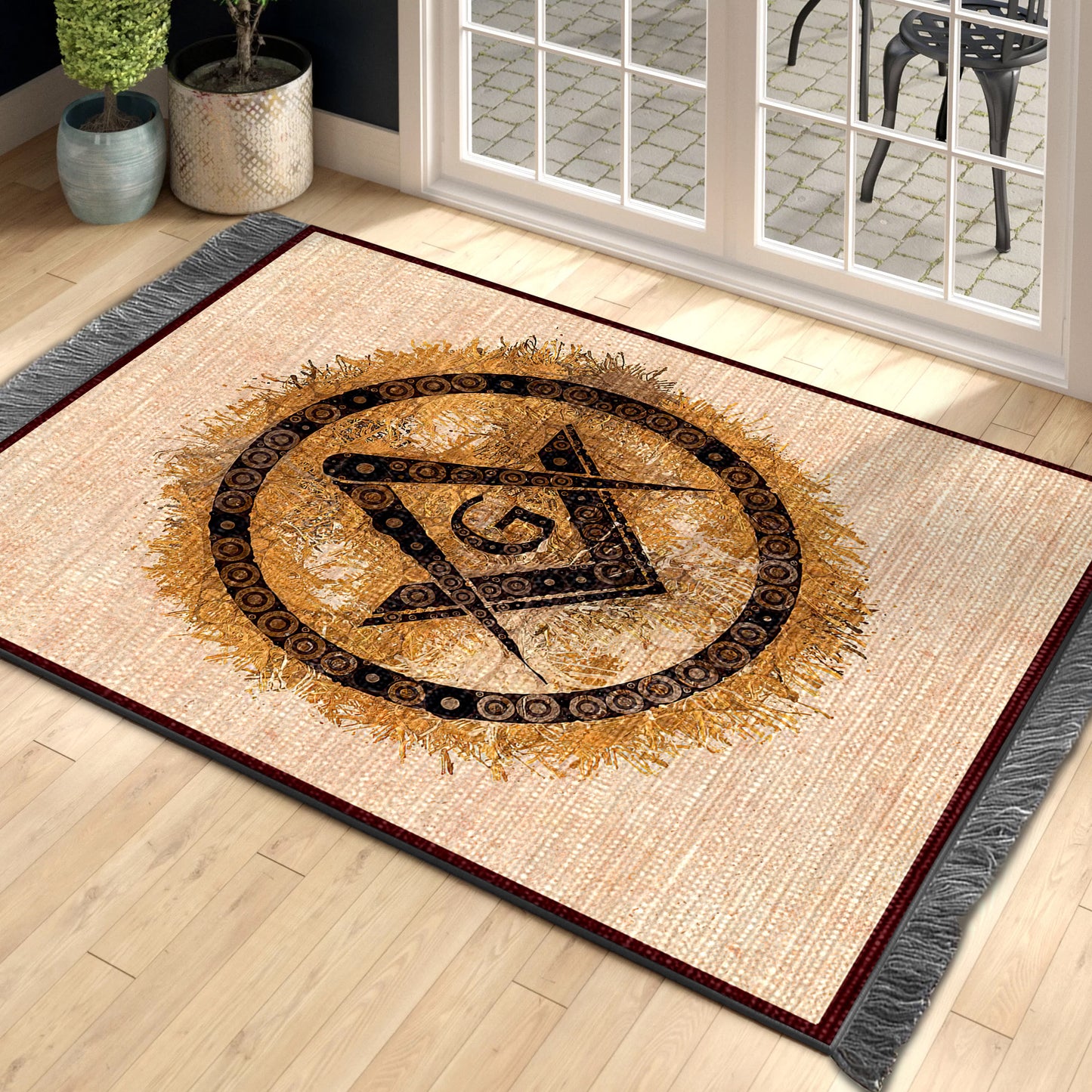 Freemason, Mason, Masonic, Lodge BT1010160O Decorative Floor-cloth