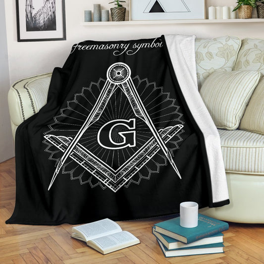 Freemason Masonic CL12100486MDF Sherpa Fleece Blanket