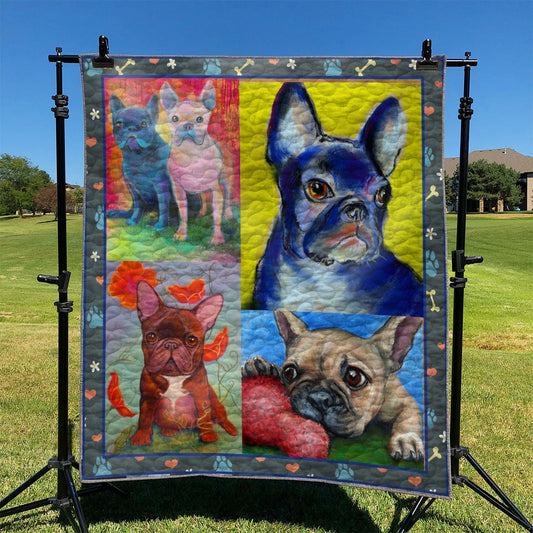 French Bulldog Dog TD2709401 Quilt Blanket