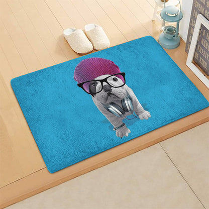 French Bulldog CL070812MDD Non-slip Door mats