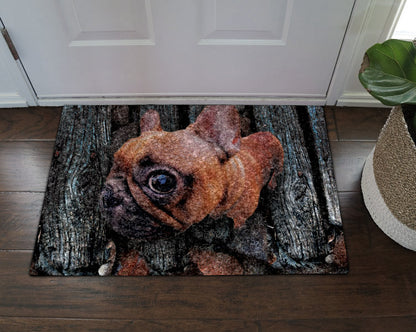 French Bulldog CL070814MDD Non-slip Door mats