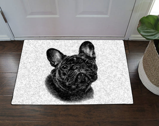 French Bulldog CL070817MDD Non-slip Door mats