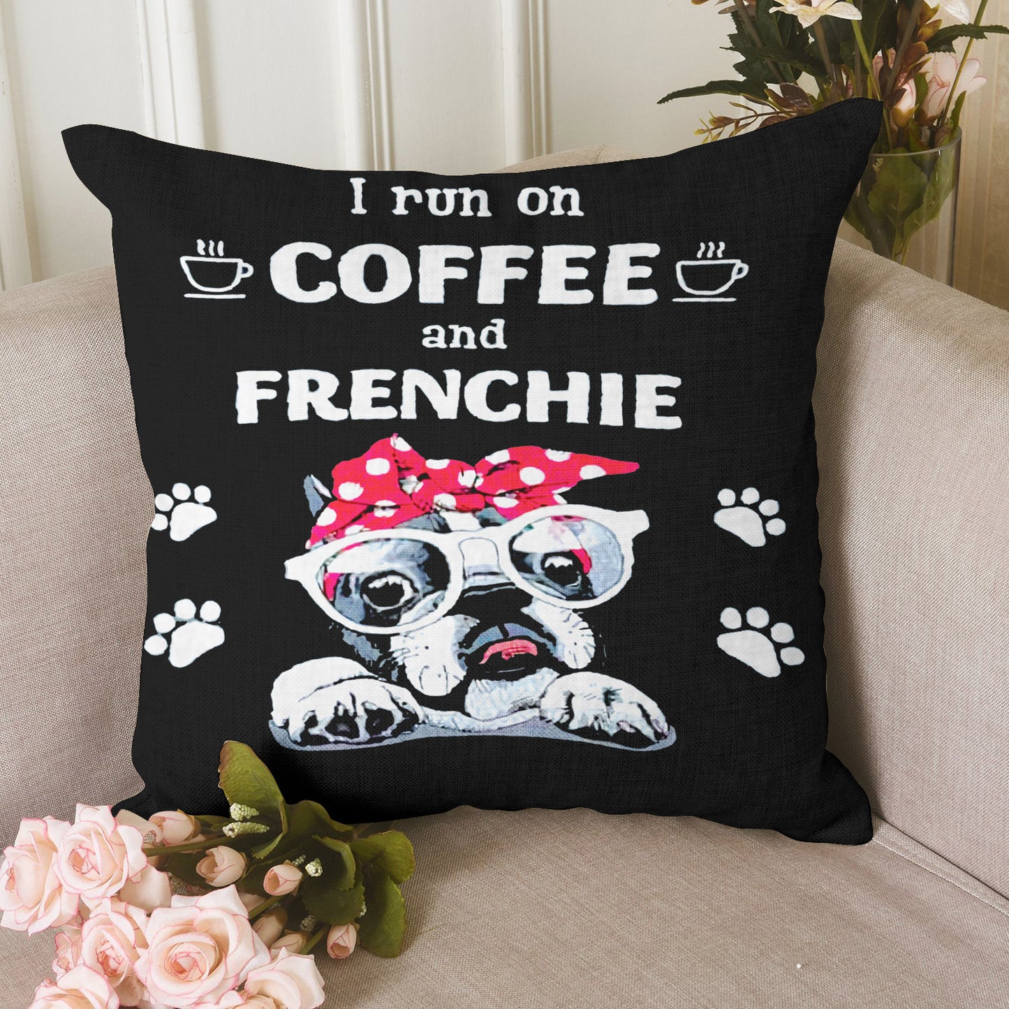 French Bulldog CL15100063MDP Throw Pillow Covers