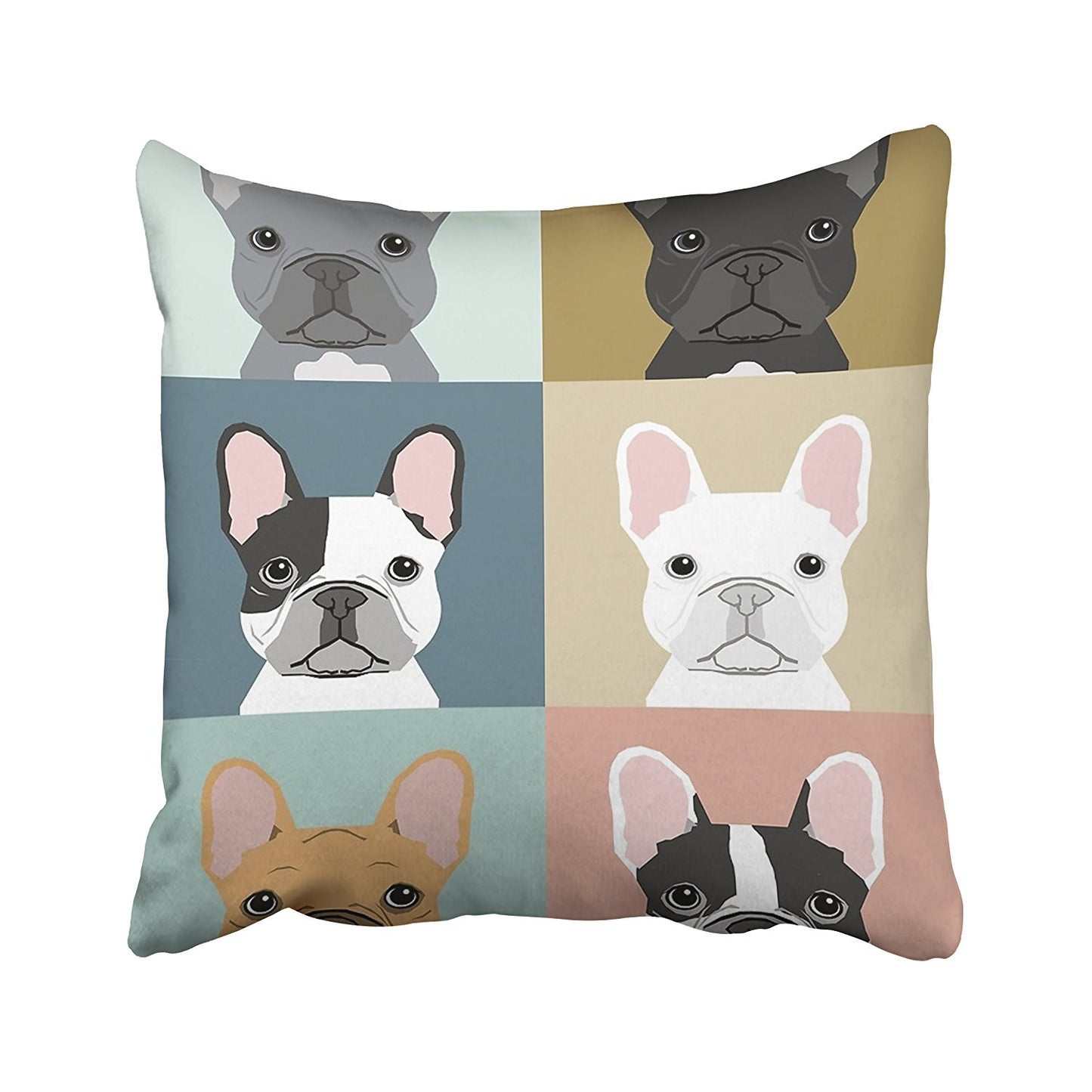 French Bulldog CLP1510079P Throw Pillow Covers