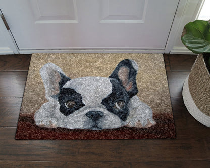 French Bulldog HN290711 Non-slip Door mats