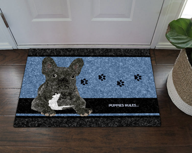 French Bulldog HN290714 Non-slip Door mats