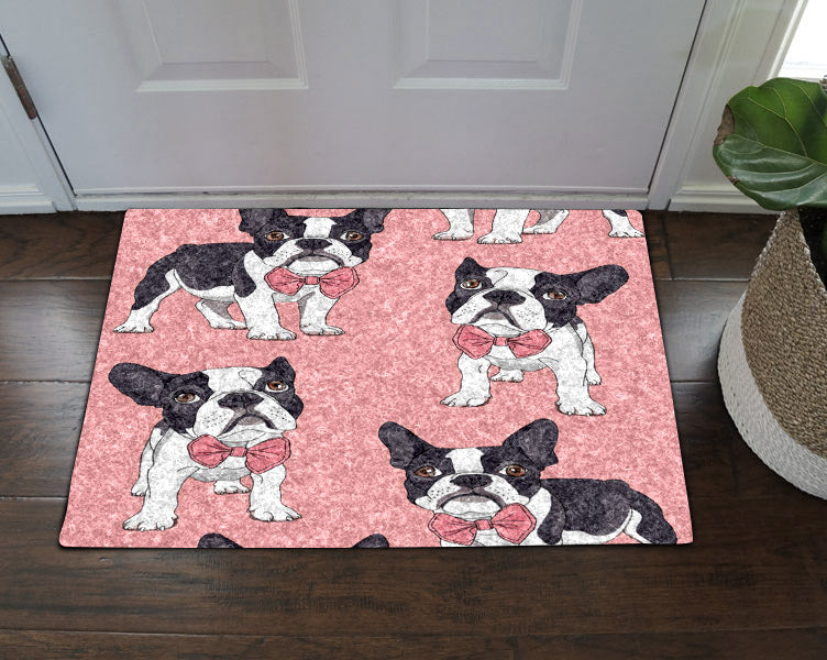 French Bulldog NT190934D Non-slip Door mats