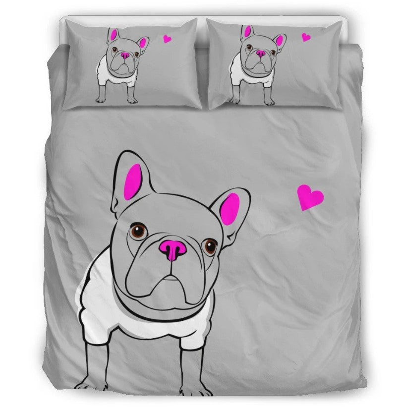 Frenchie In Love CL11100098MDB Bedding Sets