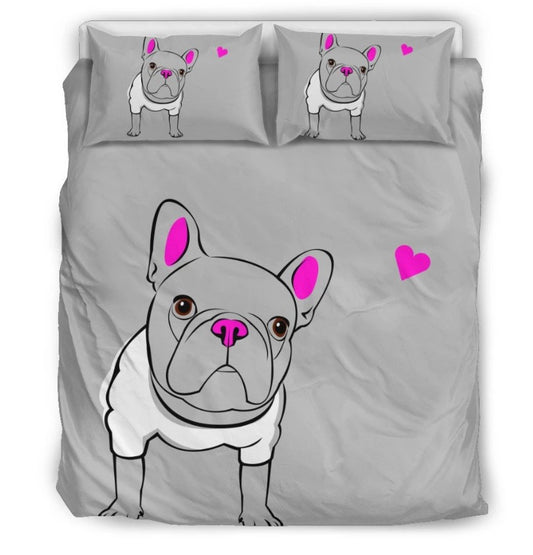 Frenchie In Love CL11100098MDB Bedding Sets