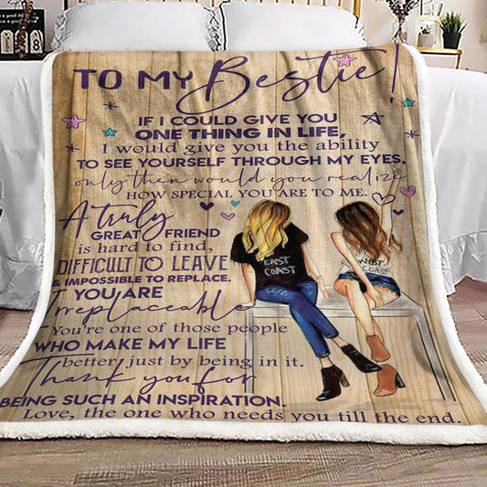 Friend ML1610196F Sherpa Fleece Blanket