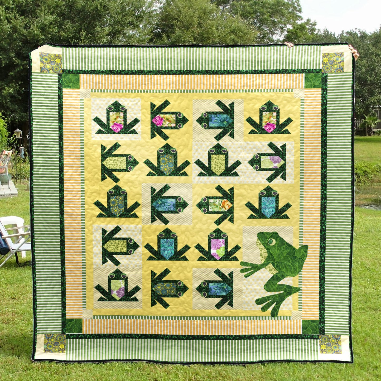 Frog CL070613 Quilt Blanket