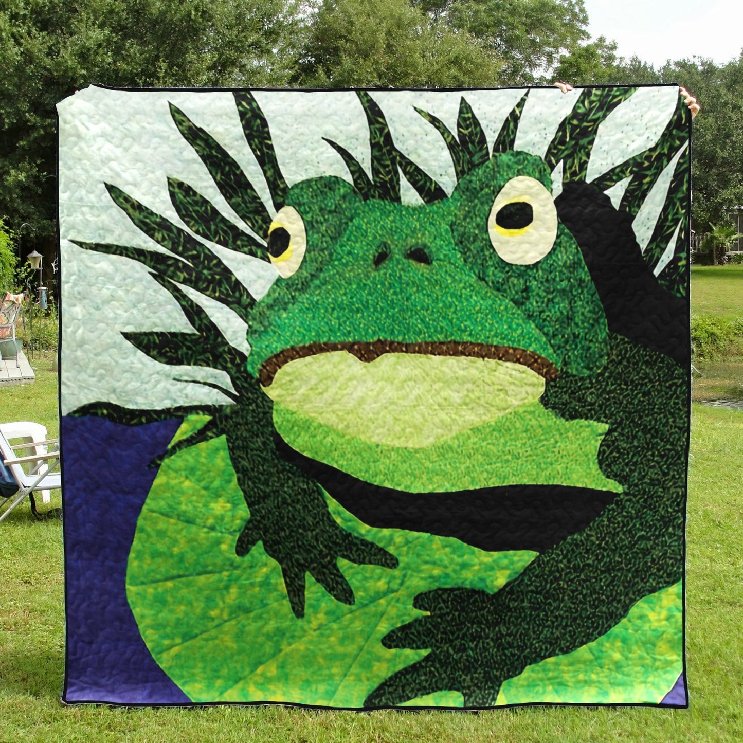 Frog CLA0511459Q Quilt Blanket