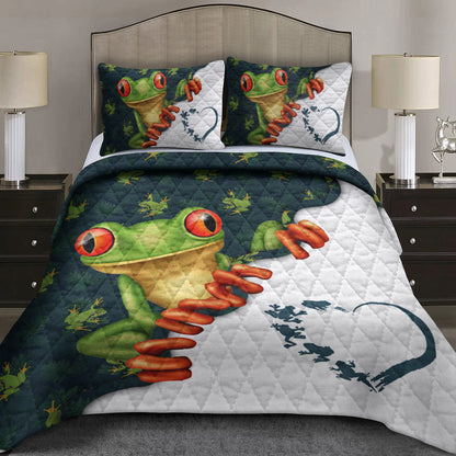 Frog Quilt Bedding Set HM300901T