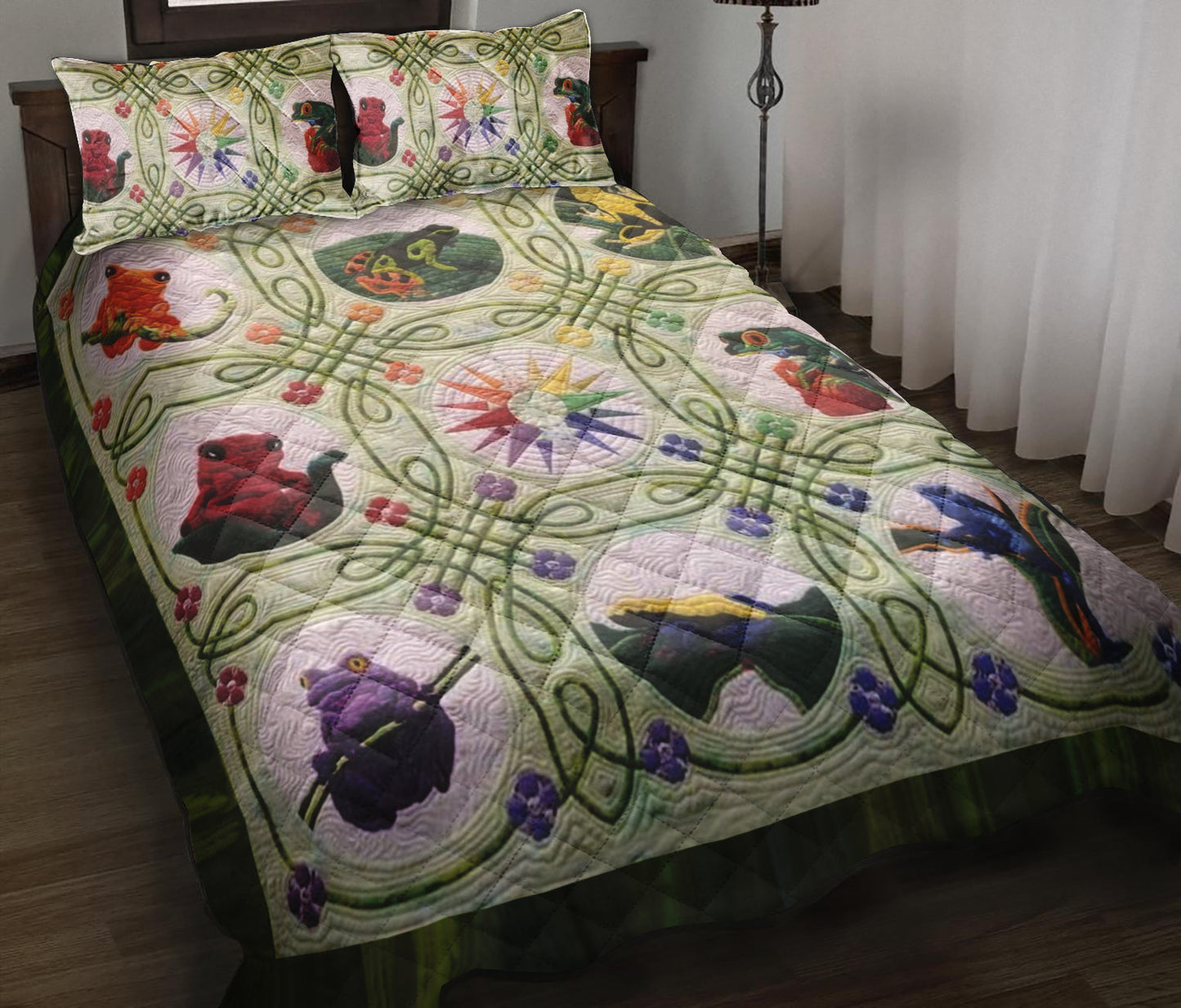 Frog Quilt Bedding Set HT100905T