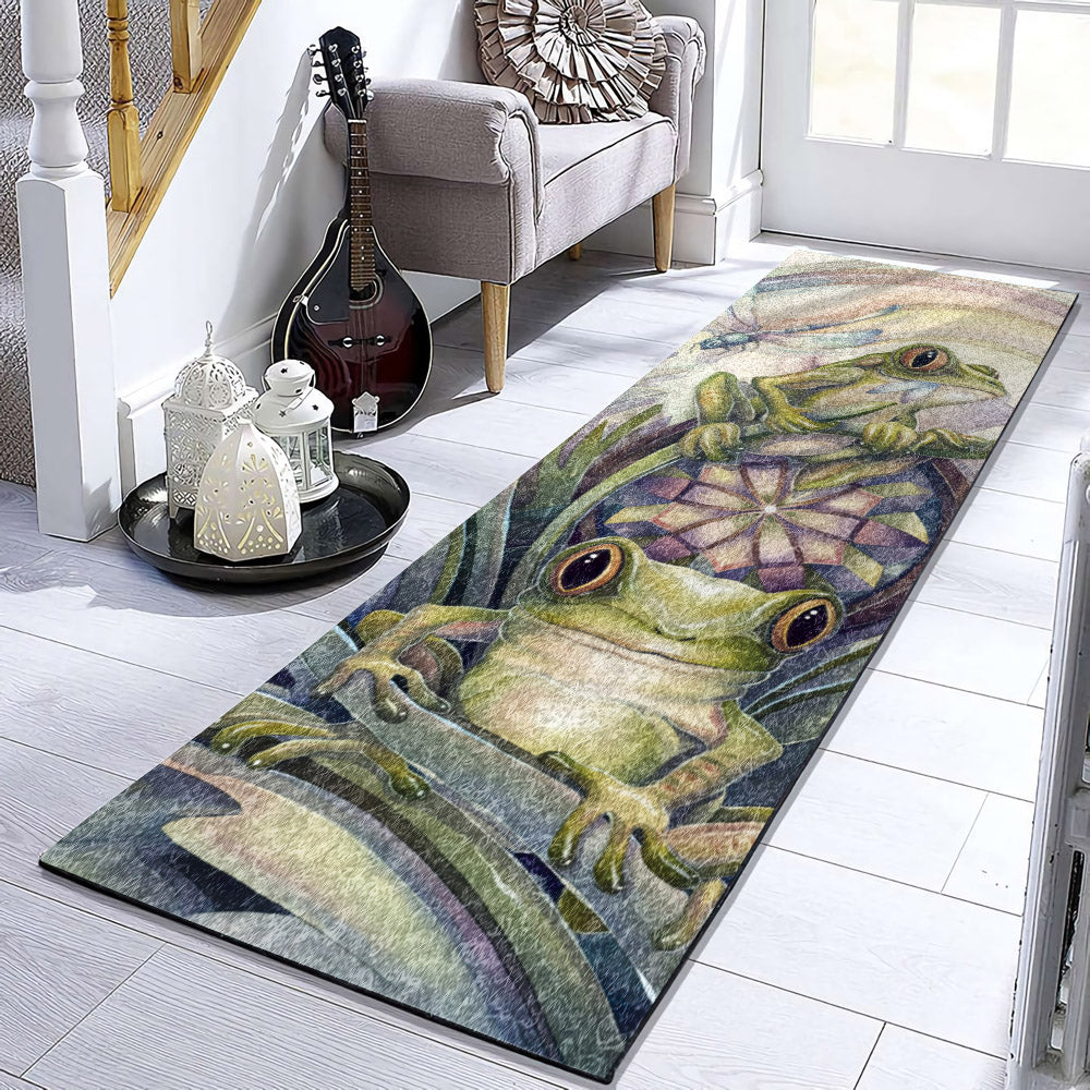 Frog And Dragonfly DD051018RU Runner Rug