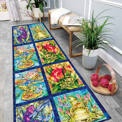 Frog And Dragonfly TT280915N Runner Rug