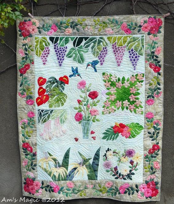 Fruit Garden CLA1110296Q Quilt Blanket