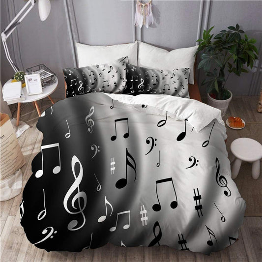 Full Beat Of Music Notes CLG1910060B Bedding Sets